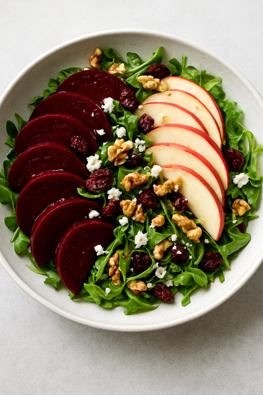 Easy Beet and Apple Salad with Walnuts – A Fresh Mediterranean Twist