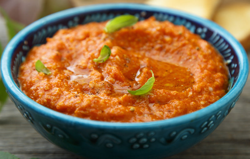 Eggplant and Roasted Red Pepper Dip