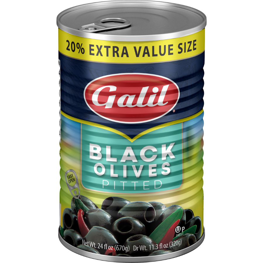Galil Black Olives Pitted