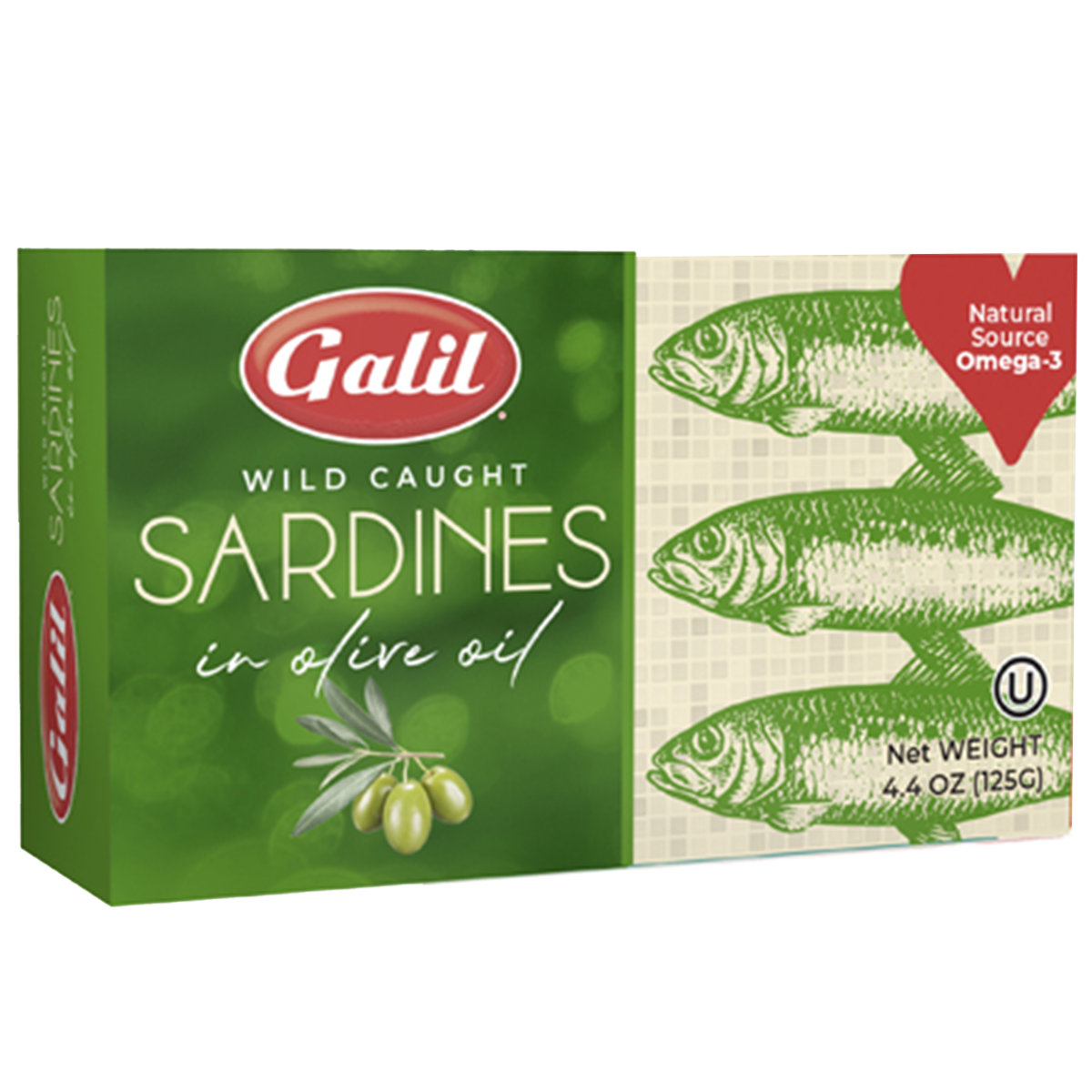 Sardines | In Olive Oil | 4.4 oz | Galil