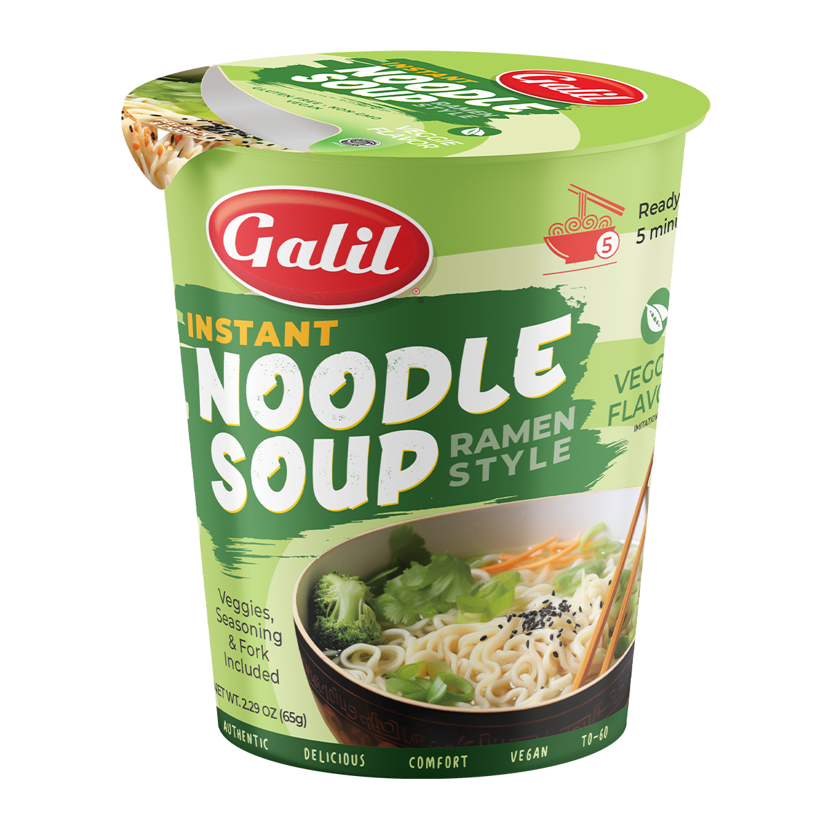 Galil Instant Noodle Soup Veggie Flavor