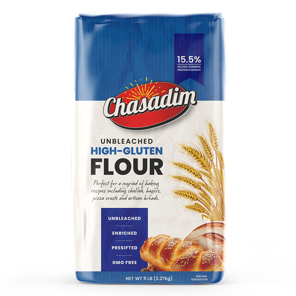 High-Gluten Bread Flour | Challah Flour | 5 LB | Chasadim