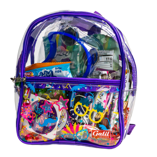 Purim Gift Backpack | Mishloach Manot | Large 33.3 oz | Galil