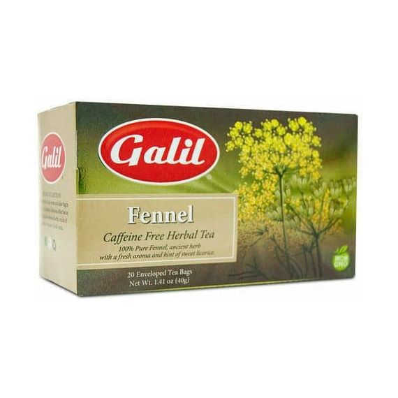 Fennel Herbal Tea | 20' Tea Bags | 1.41 oz | Galil - ShopGalil