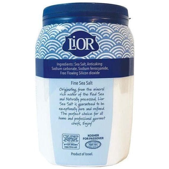 Fine Sea Salt | Chefs Jar | 35.2 oz (2.2 lbs) | LiOR - ShopGalil