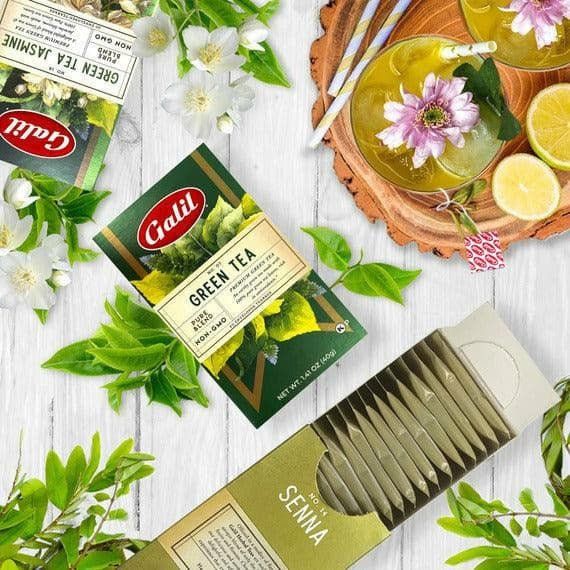 Green Jasmine Herbal Tea | 20' Tea Bags | 1.41 oz | Galil - ShopGalil