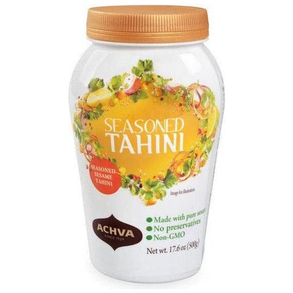 Herb Seasoned Sesame Butter | 16 oz | Achva Tahini - ShopGalil
