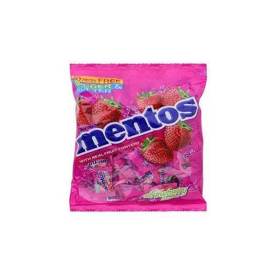 Mentos | Chewy Strawberry Mints - Individually Wrapped | 250g - ShopGalil