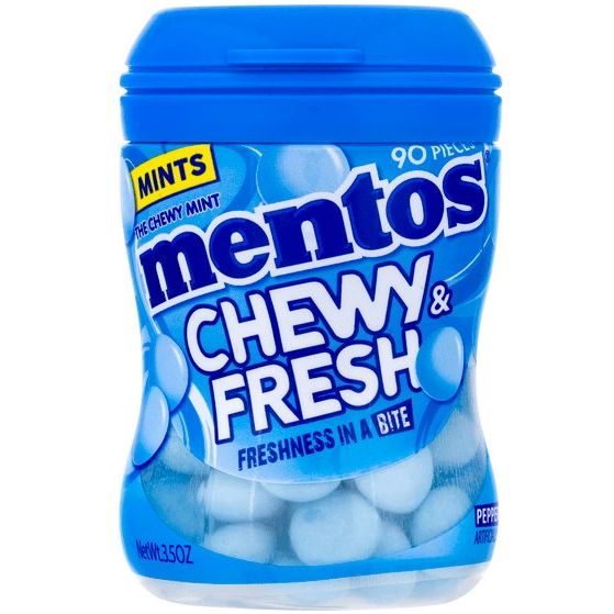 Mentos Gum | Chewy Fresh Mint | 90 pcs - ShopGalil