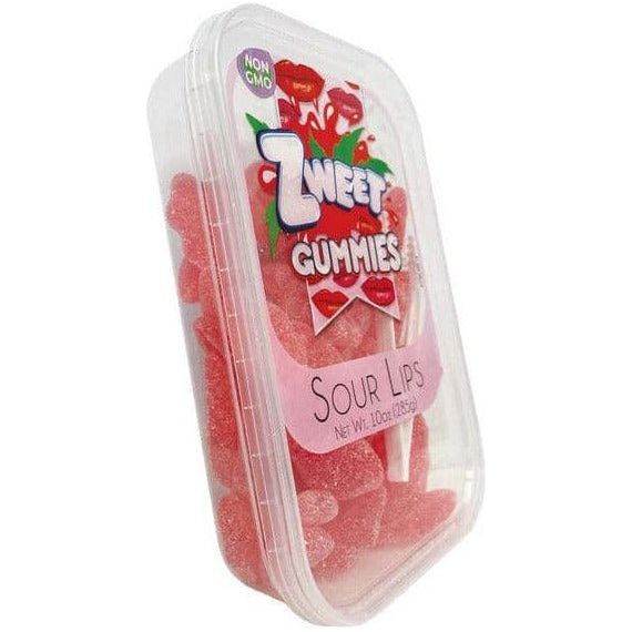 Sour Gummy Lips | Zweet | 10 oz - ShopGalil