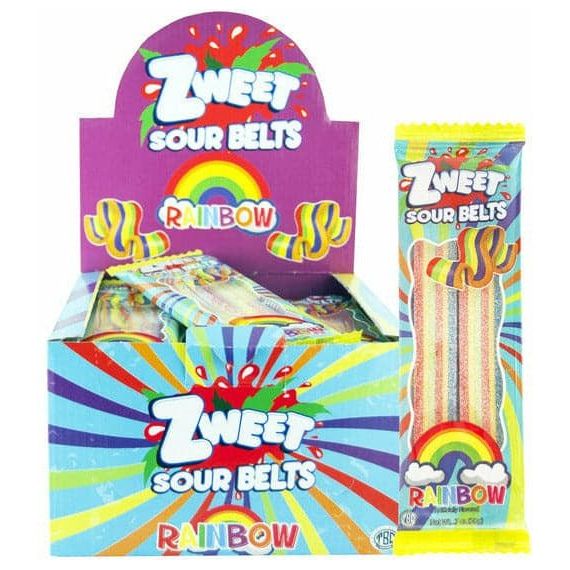 Sour Rainbow (Tutti) Belts | Zweet | 0.7 oz - ShopGalil