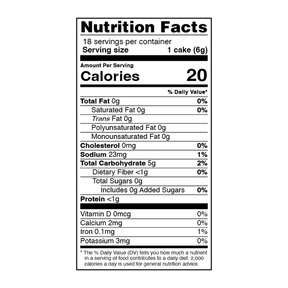 Thin Rice Cakes | Round | Salt | 3.5 oz | Galil - ShopGalil