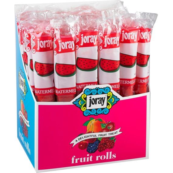 Watermelon Fruit Rolls | Real Fruit | .75 oz | Joray - ShopGalil