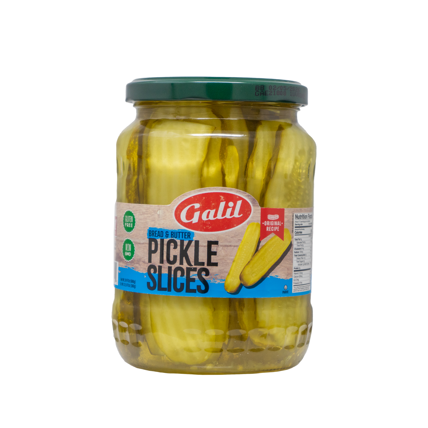 Dill Pickle Sandwich Slices | 24 oz | Galil