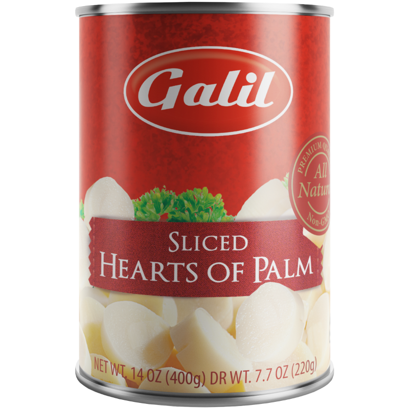 Hearts Of Palm | Sliced | Non-GMO | 14 oz | Galil