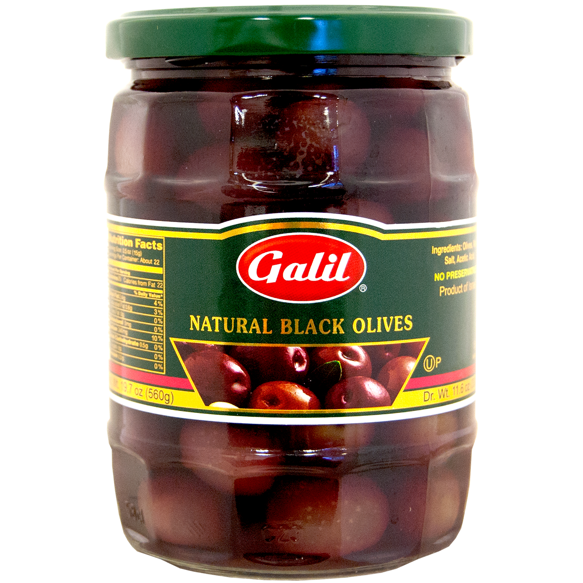Black Olives | Jar | 19.7 oz | Galil