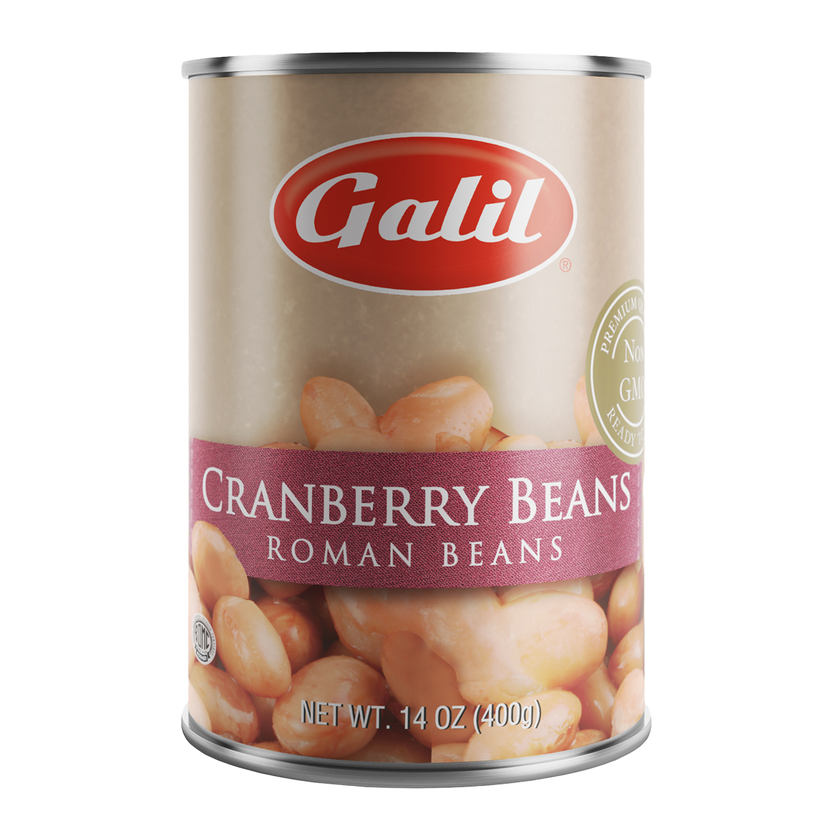 Cranberry Beans - Roman | 14 oz | Galil