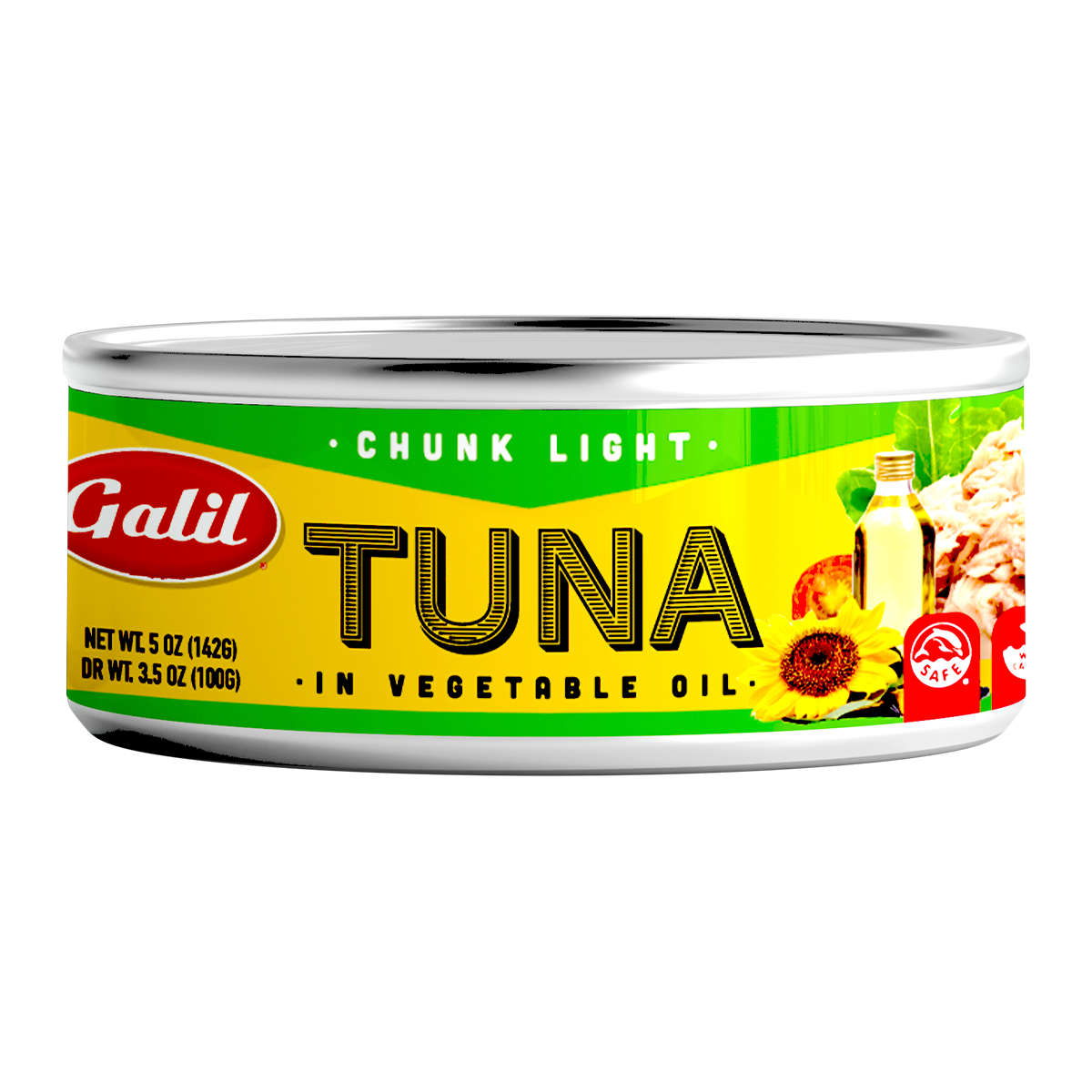 Chunk Tuna In Vegetable Oil | 5 oz | Galil
