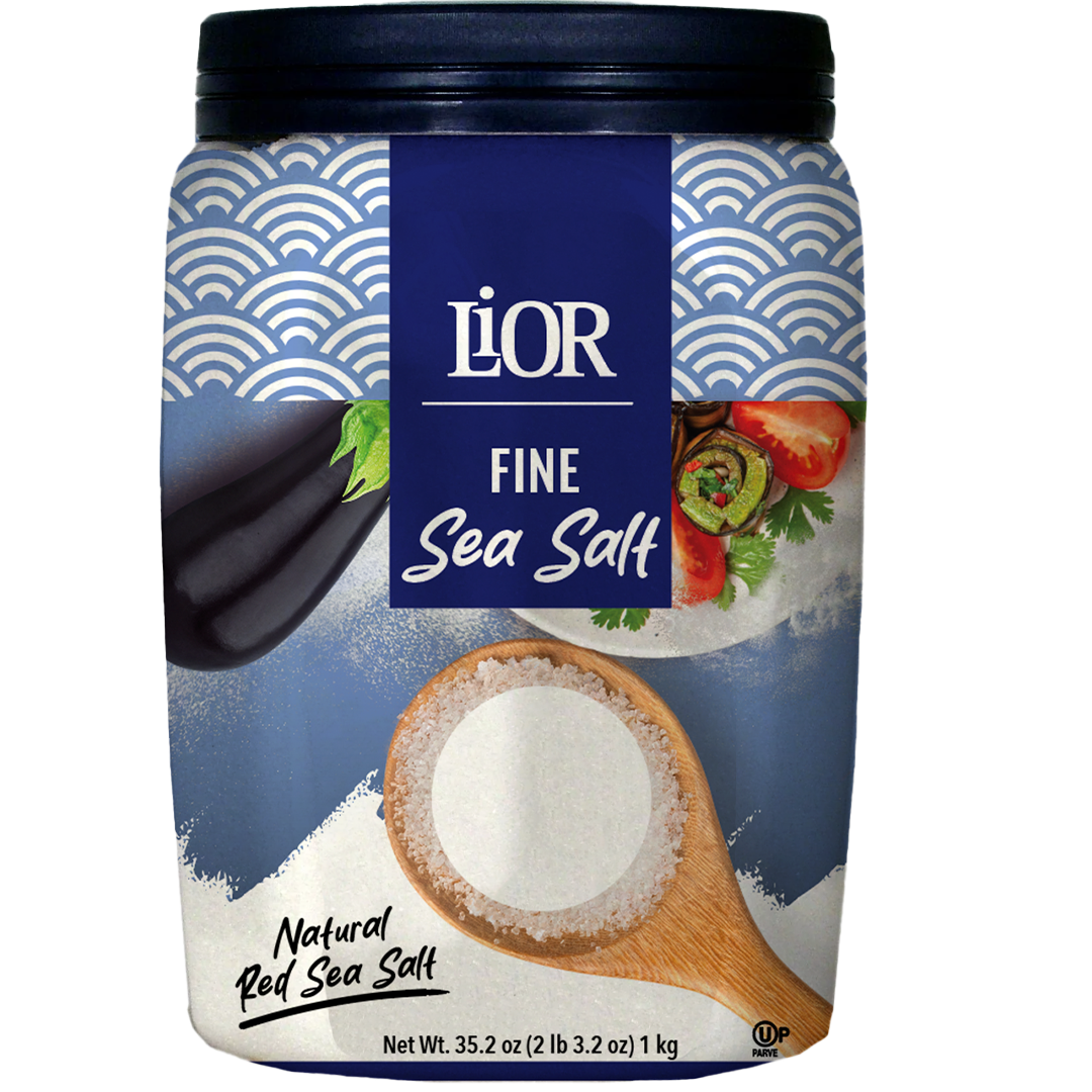 Fine Sea Salt | Chefs Jar | 35.2 oz (2.2 lbs) | LiOR