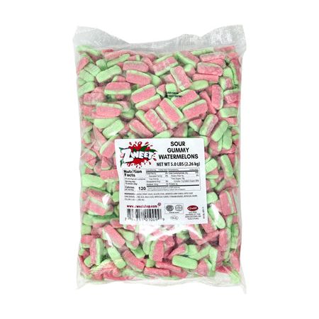 Sour Gummy Watermelon Slices | Bulk | 80 oz | Zweet