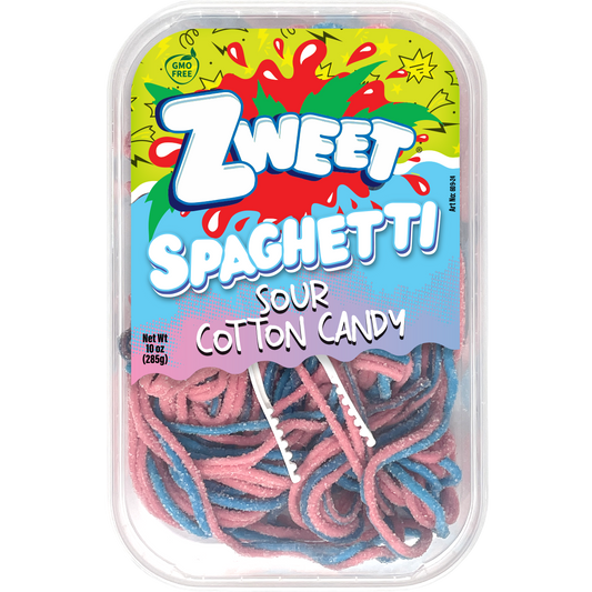 Sour Cotton Candy Silly Spagetti | Zweet | 10 oz