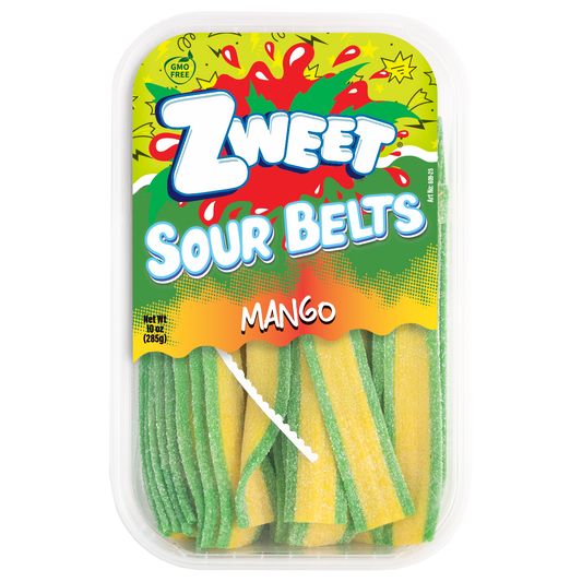 Sour Mango Belts | Zweet | 10 oz