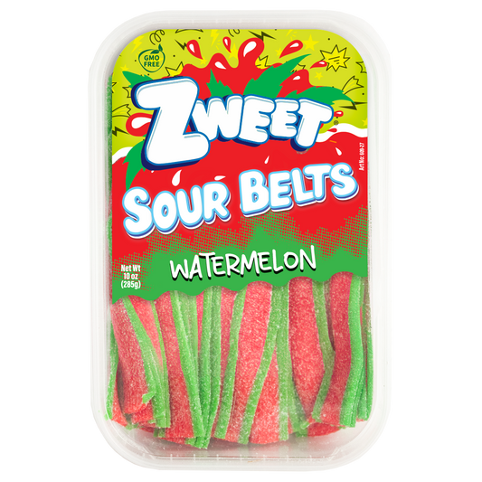 Sour Melon Belts | Zweet | 10 oz