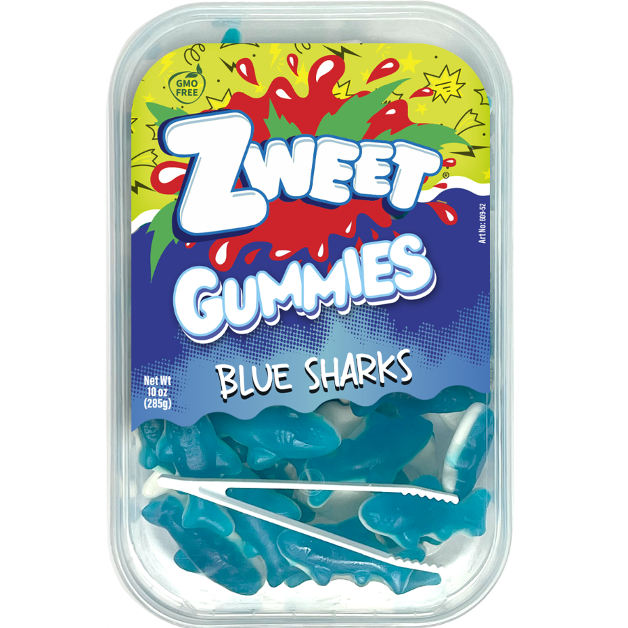 Gummy Blue Sharks | Zweet | 10 oz