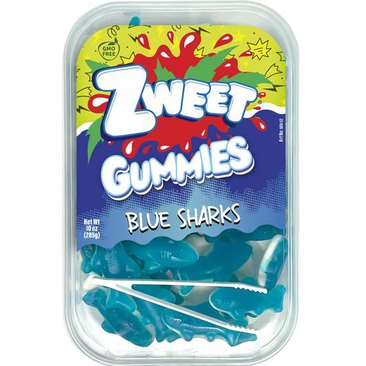 Gummy Blue Sharks | Zweet | 10 oz