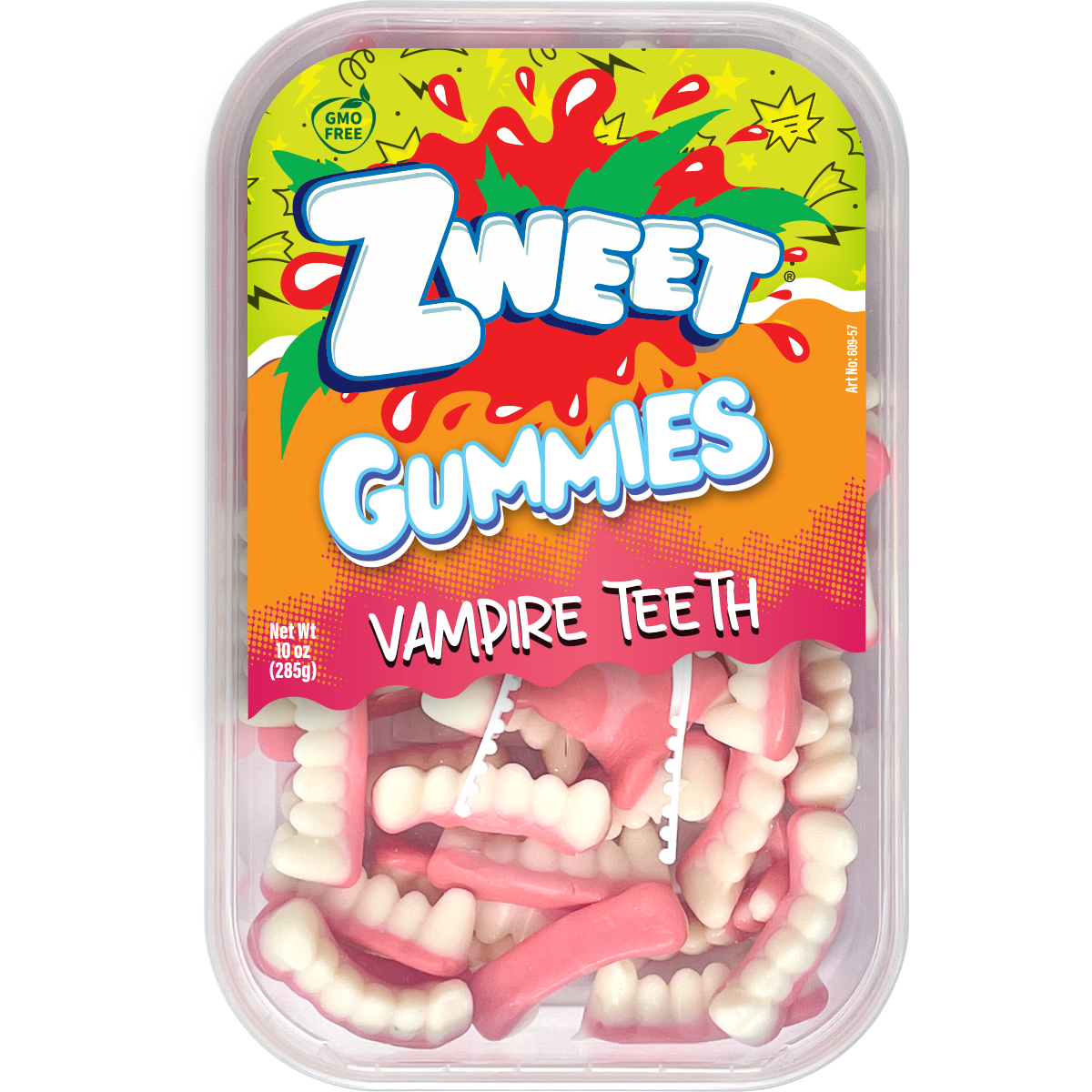 Gummy Vampire Teeth | Zweet | 10 oz