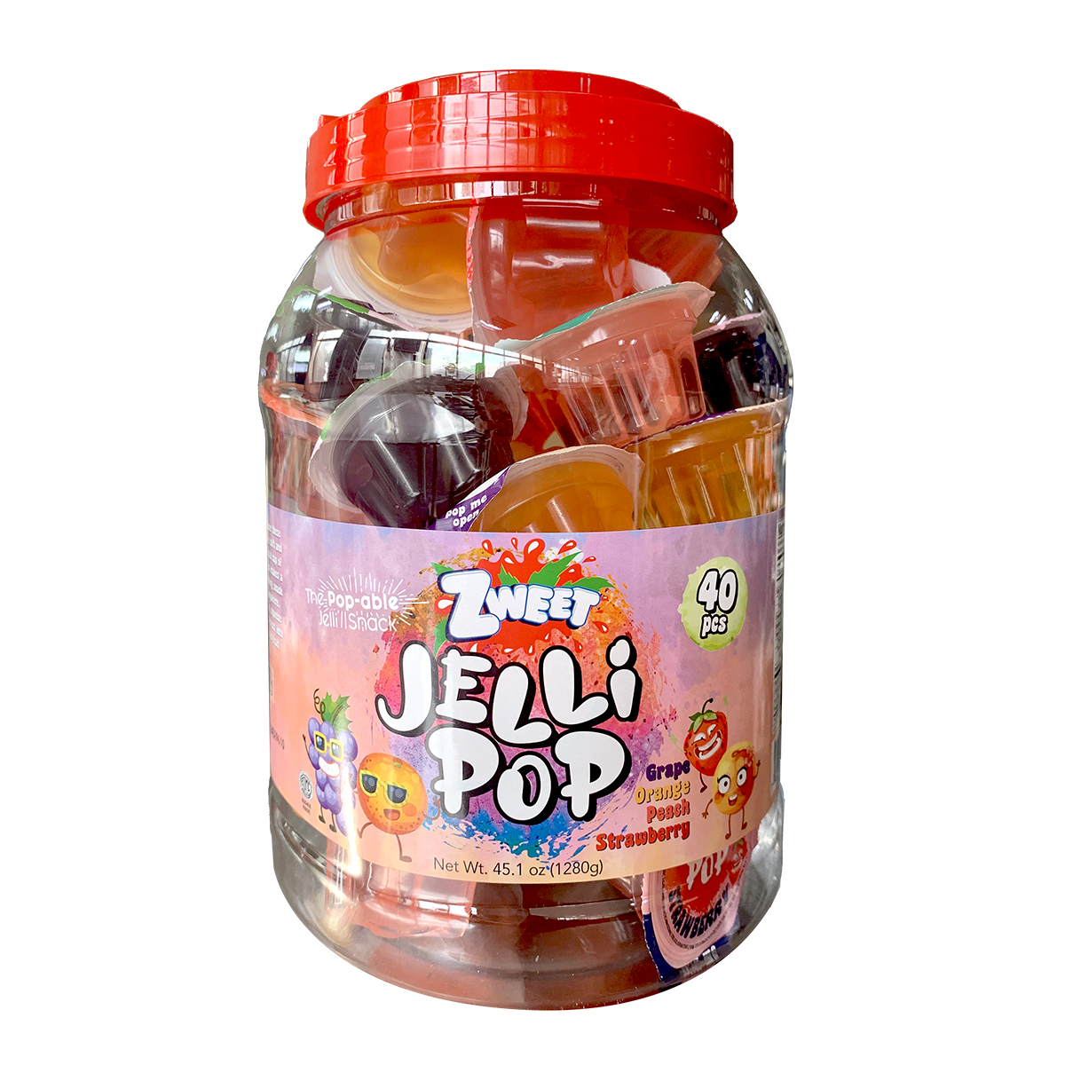 Jelli Pop Jar | 40PCS | Zweet