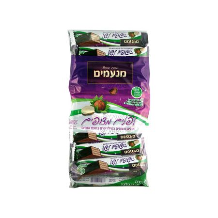 Chocolate Coated Wafer Snacks Hazelnut Flavor | 40 pcs | Manamim