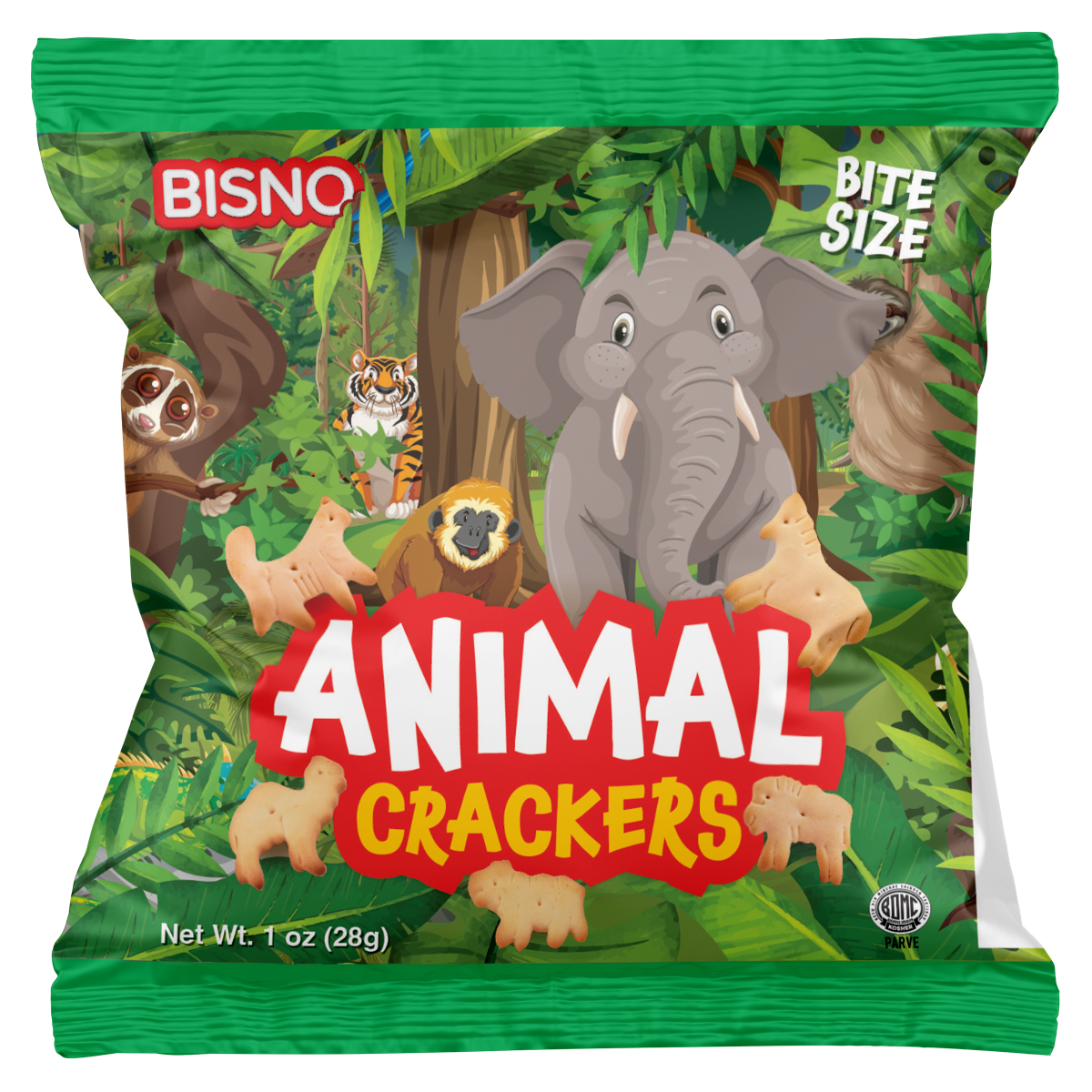 Animal Crackers | Pack of 8 | 8 oz | Bisno