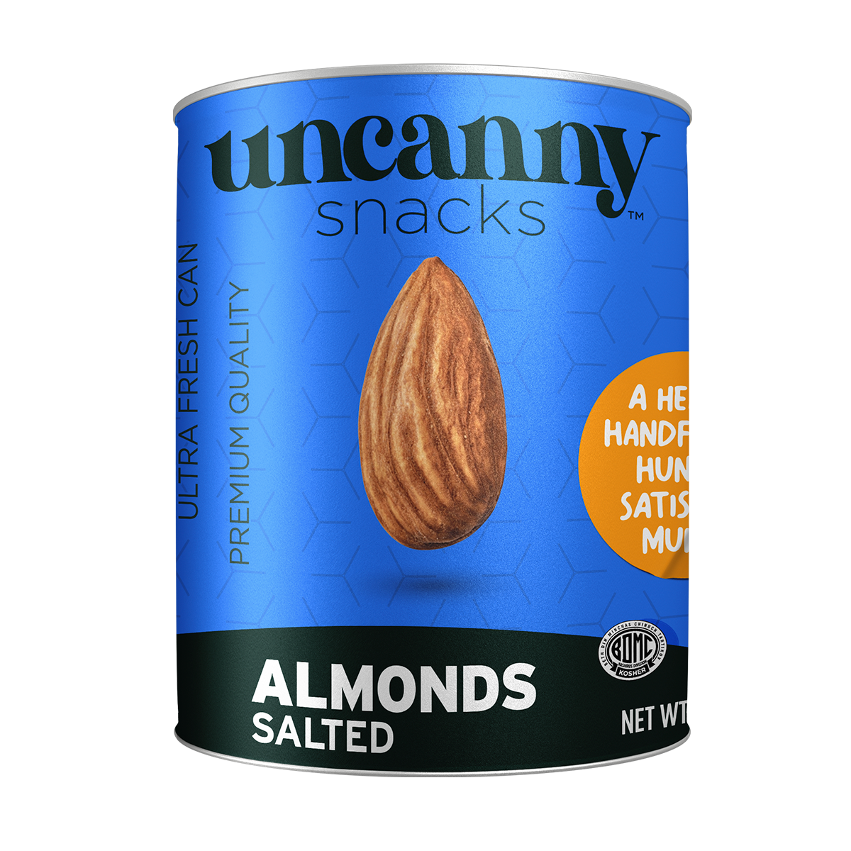 Roasted & Salted Almonds | Can | 1.4 oz | Uncanny