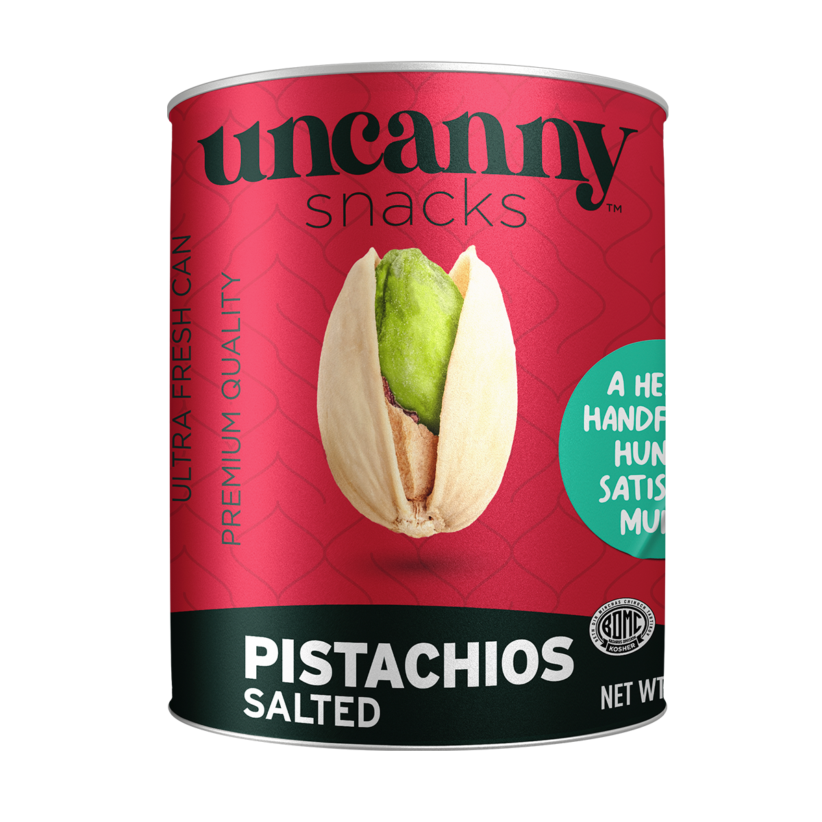 Roasted & Salted Pistachios | Can | 1.8 oz | Uncanny