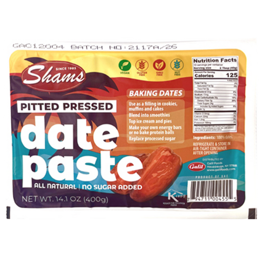 Shams Pitted Pressed Date Paste