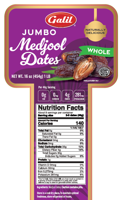 Galil Jumbo Medjool Dates