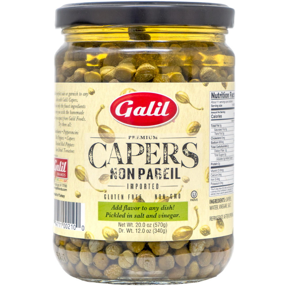 Capers In Brine Jar | 20 oz | Galil