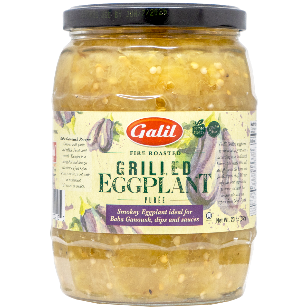 Grilled Eggplant | Jar | 23 oz | Galil