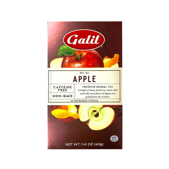 Apple Herbal Tea | 20' Tea Bags | 1.41 oz | Galil
