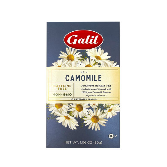 Camomile Herbal Tea | 20' Tea Bags | 1.06 oz | Galil