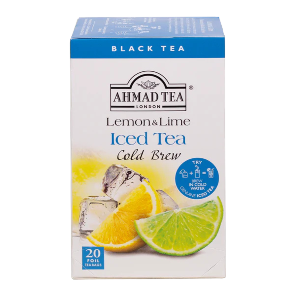 Lemon & Lime Ice Tea | 20' Tea Bags | Ahmad