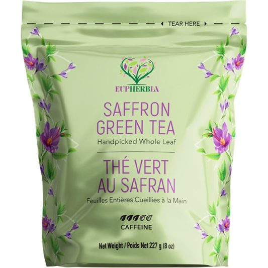 Loose Green Saffron Tea | 8 oz | Eupherbia