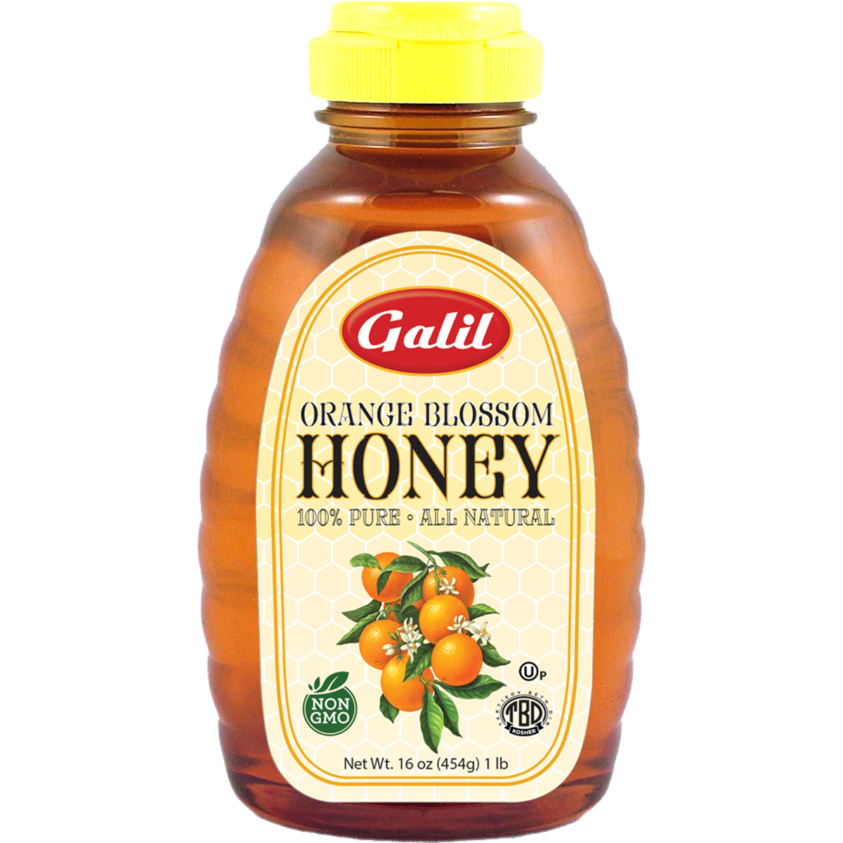 Orange Blossom Honey | Premium | 16 oz | Galil