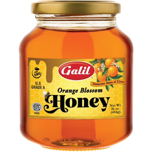 Orange Blossom Honey | Jar | 16 oz | Galil