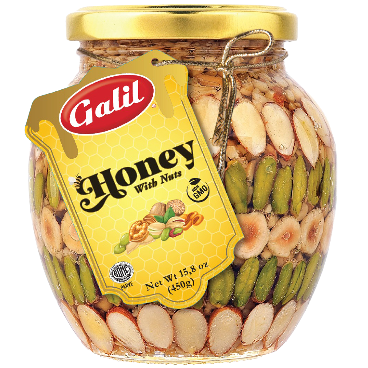 Honey with Nuts | 15.8 oz | Galil