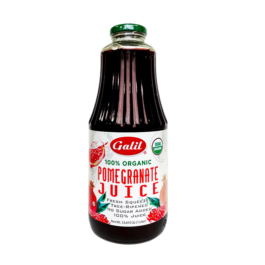 Organic Pomegranate Juice | 100% Juice | 1L | Galil