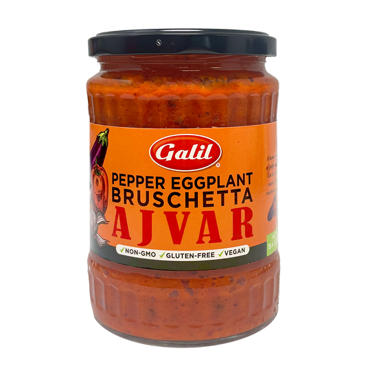 Mild Ajvar | Pepper & Eggplant Bruschetta | 19 oz | Galil