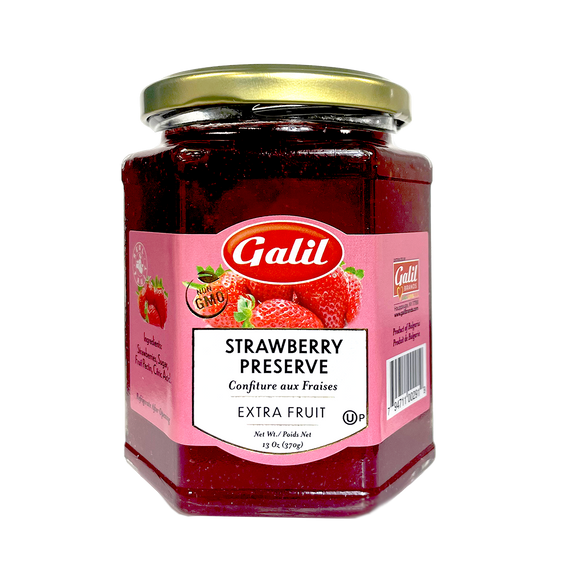 Strawberry Preserve | Fruit Jam | 13 oz | Galil