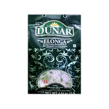 Extra Long Basmati Rice | Elonga | 10lbs | Dunar